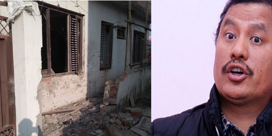 बम बिस्फोट प्रकरणः बाँस्कोटा घरबाहिर विप्लवको पर्चा फेला