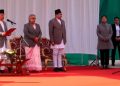 नवनियुक्त परराष्ट्रमन्त्री शर्माले लिए सपथ