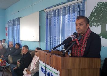 कांग्रेस देश सम्हाल्ने जिम्मेवारीमा रहेको महत्त्वपूर्ण शक्ति होः महामन्त्री थापा