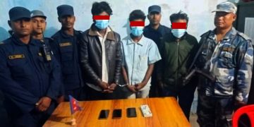 नक्कली नोटसहित राैतहटबाट ३ जना पक्राउ