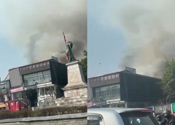 दरबारमार्गको ब्ल्याक आउट डान्स क्लवमा आगलागी