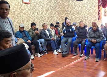 शेखरसँग संस्थापनका २५ केन्द्रीय सदस्यहरूको भेट