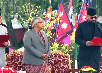 प्रधानमन्त्री बालेन्द्र शाहले लिए सपथ